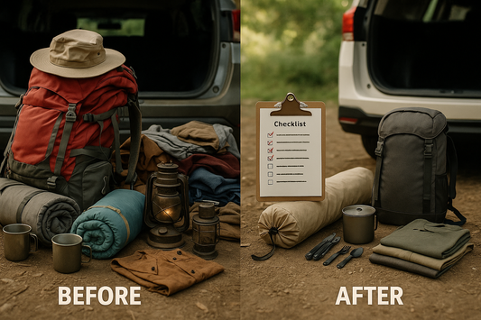 How to avoid overpacking for camping trips