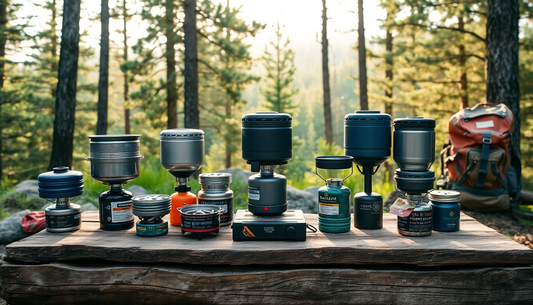 TrailMate Ultra-Light Stove, perfect for backpacking with a lightweight and compact design.