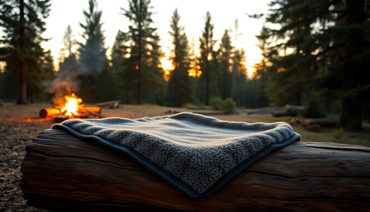 Cozy camping blankets for outdoor adventures, offering warmth, comfort, and durability for a restful sleep in nature