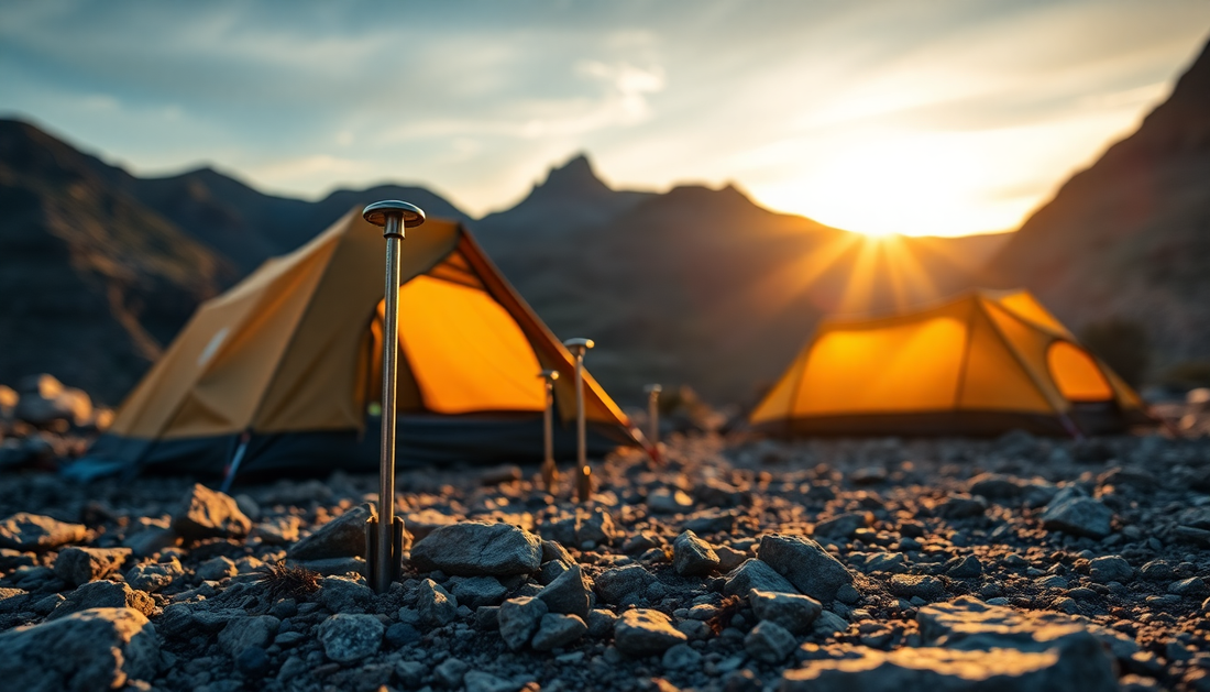 Heavy Duty Tent Stakes for Secure and Safe Camping
