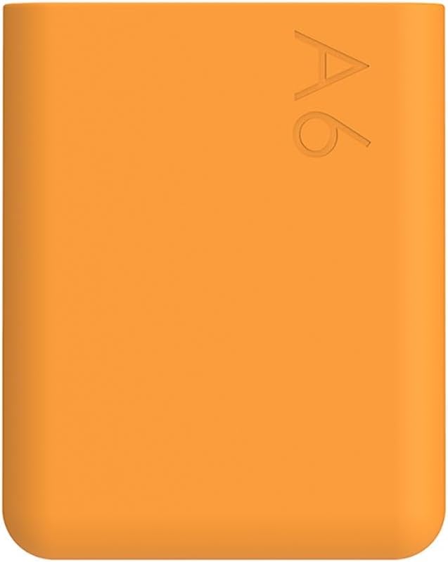 memobottle A6 (Mandarin) Bundle - 12oz (375ml) - Bottle, silicone sleeve & lid | Compact Water Bottle For Bags & Small Pockets | BPA Free Tritan | Modern, Minimalist | For Gym & Work