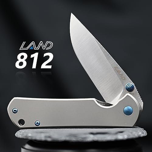 LAND 812 Pocket Folding Knife VG10 Blade TC4 Handle Ball Bearing Outdoor Camping Survival Jackknife EDC Knives
