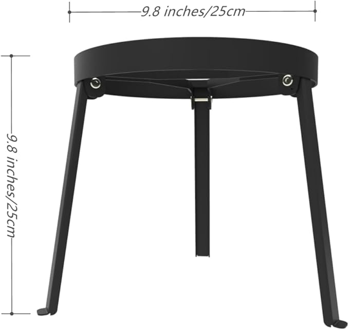 Campfire Tripod Stand for Dutch Oven - Open Campfire Portable Stove for Cooking - Foot Lock Portable Stove