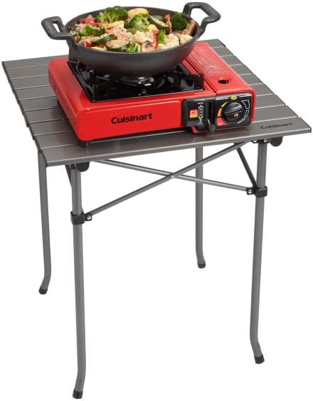 Cuisinart CGG-1050 Portable Butane Camping Stove with Carrying Case - 8,000 BTU Burner - Perfect for Camping and Tailgating 13.4" x 10.9" x 4.35"