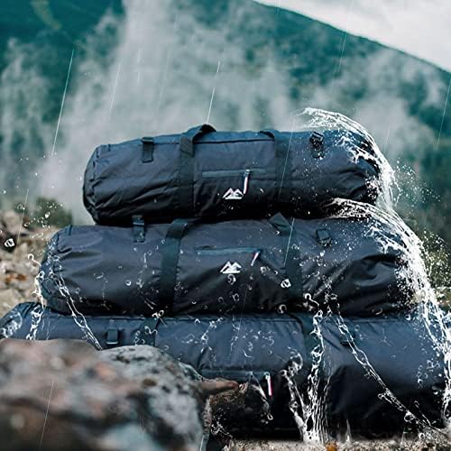 Large Capability Folding Tent Storage Carry Bag Waterproof Luggage Pack Pouch for Camping Hiking Picnic Organizer Walking Holder (Purple-L)