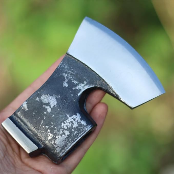 Forged Axe Head High Carbon Steel Bushcraft Axe Hatchet Head Camping Wood Chopping