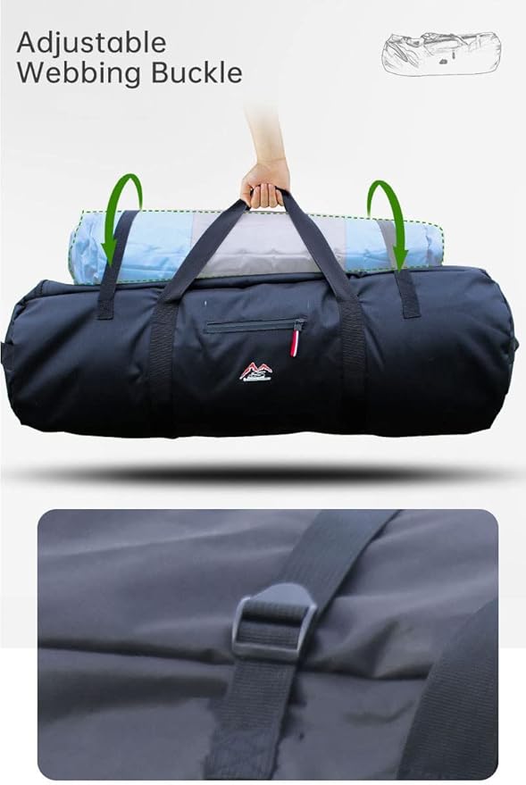 Large Capability Folding Tent Storage Carry Bag Waterproof Luggage Pack Pouch for Camping Hiking Picnic Organizer Walking Holder (Purple-XL)