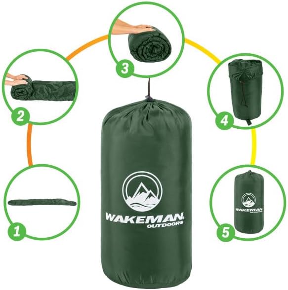 Mummy Sleeping Bag - Water-Resistant Adult Cold Weather Sleeping Bag