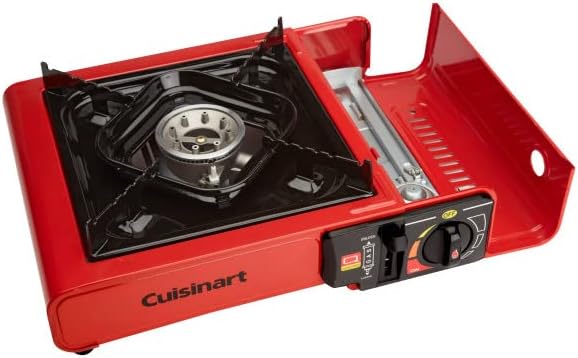 Cuisinart CGG-1050 Portable Butane Camping Stove with Carrying Case - 8,000 BTU Burner - Perfect for Camping and Tailgating 13.4" x 10.9" x 4.35"