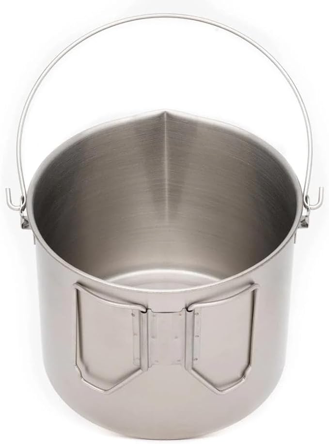 The Pathfinder School Stainless Steel Bush Pot and Lid Set