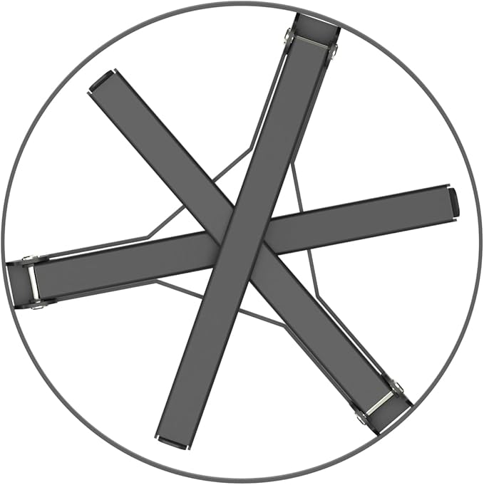 Campfire Tripod Stand for Dutch Oven - Open Campfire Portable Stove for Cooking - Foot Lock Portable Stove