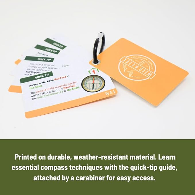 Magnetic Liquid Compass Kit Orienteering Compass Hiking Backpacking Camping Navigations Compass | Scouting Compass for Kids