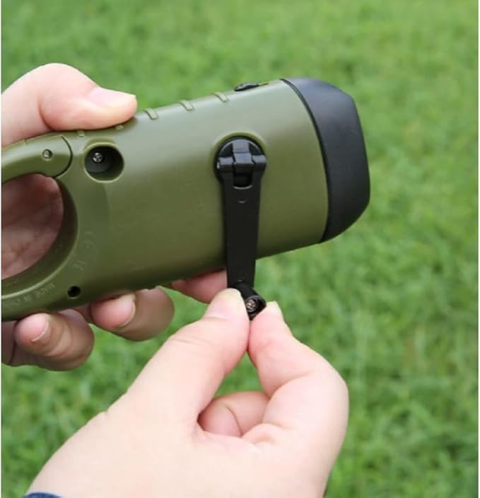 (2 pack) flashlight for camping and emergency - SolarCrank Flashlight - Hand Cranked flashlights - LED Lights, Solar Powered & Lightweight
