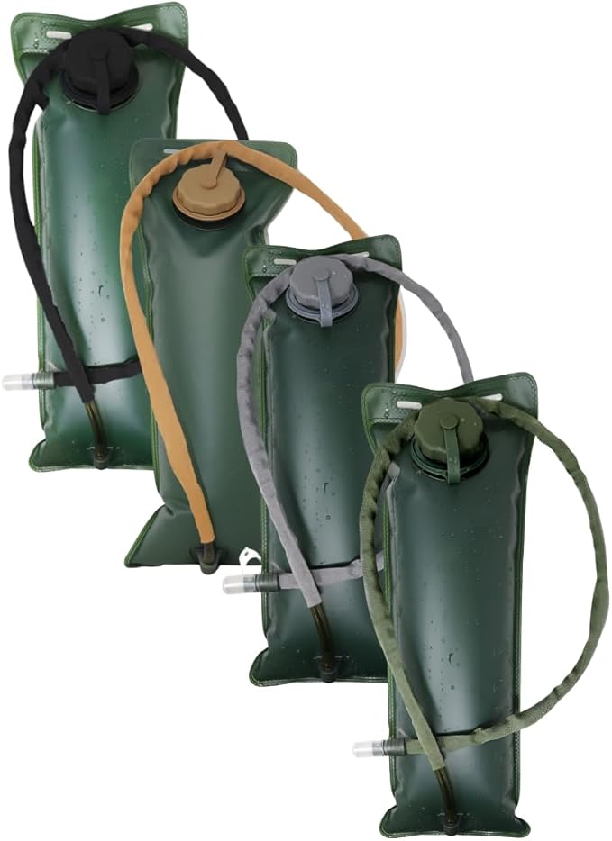 M MCGUIRE GEAR Hydration Bladder, 3L/100 oz. Water Bladder, Leak Proof Hydration Pack, Water Reservoir with Insulated Drinking Tube for Hiking, Cycling, and Biking