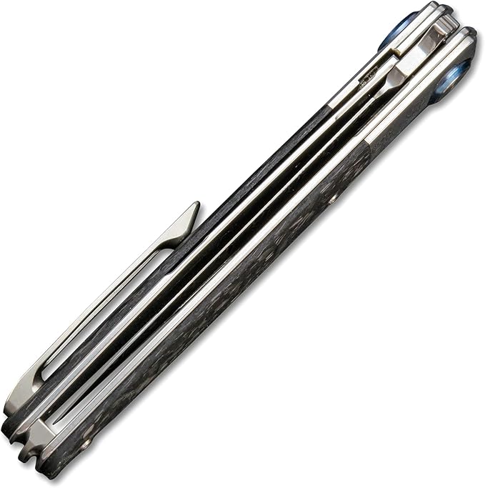Sitivien ST251 Damascus Steel Folding Knife,Damascus Blade,Titanium Carbon Fiber Handle EDC Tool Knife for Outdoor Fishing, Camping, Hiking …
