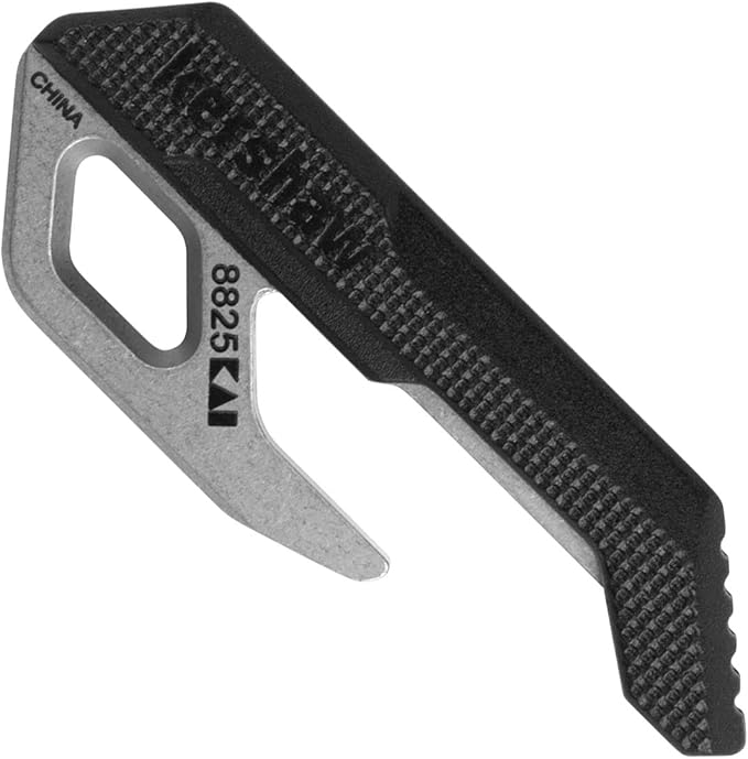 Kershaw Nacho Bottle Opener, 2 inches, Stainless Steel, Key Ring (8825)