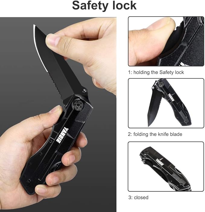 Multitool Pocket Knife with Switch Blades, Can Opener, Wire Cutter, Plier Screwdrivers, Fishing Knife for Camping Hunting, Chrismas/Birthday Gifts for Men/Dad/Kids