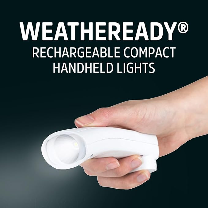 Energizer LED Rechargeable Plug-in Flashlights (3-Pack), Emergency Lights for Home Power Failure Emergency, Safety Plug-in Power Outage Light, Great for Hurricane Supplies, Black Outs, Power Failure