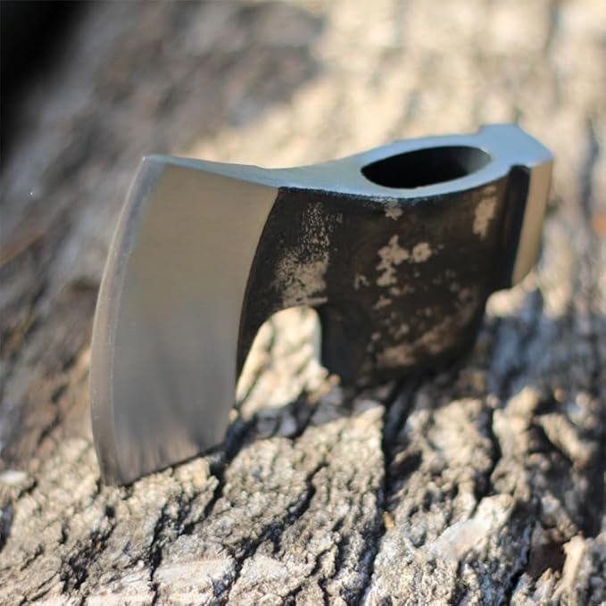 Forged Axe Head High Carbon Steel Bushcraft Axe Hatchet Head Camping Wood Chopping