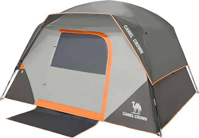 CAMEL CROWN Tents for Camping 4/6 Person Tent Waterproof Easy Setup Backpacking Tents