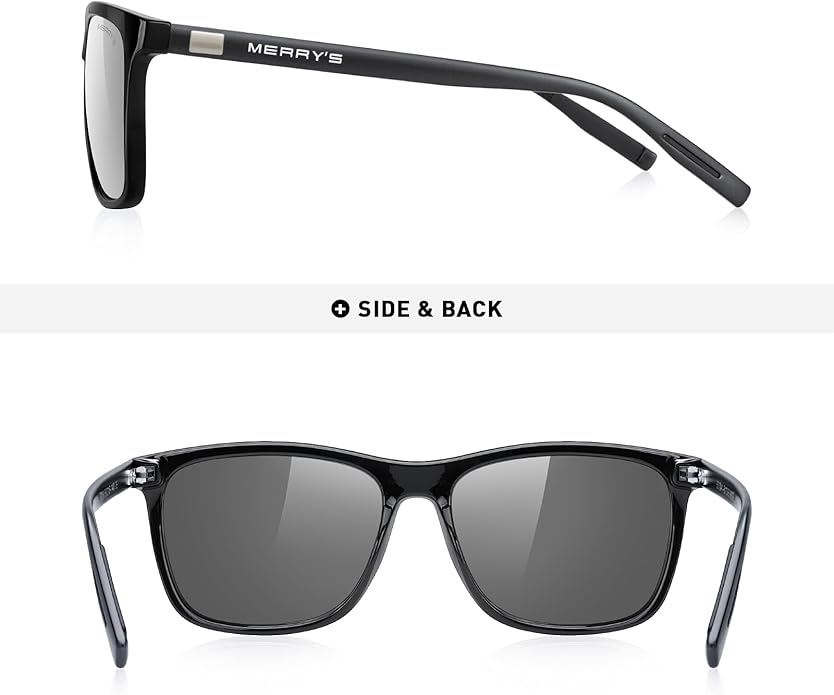 MERRY'S Unisex Polarized Aluminum Sunglasses Vintage Sun Glasses For Men/Women S8286