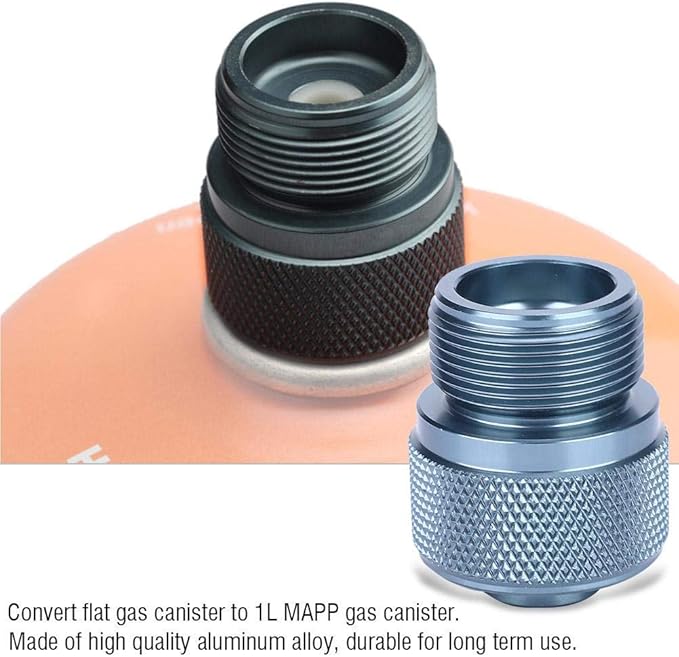 Gas Stove Adapter, Outdoor Equipment Camping Cooking Picnic Barbecue Gas Canister Adapter Convertor Valve