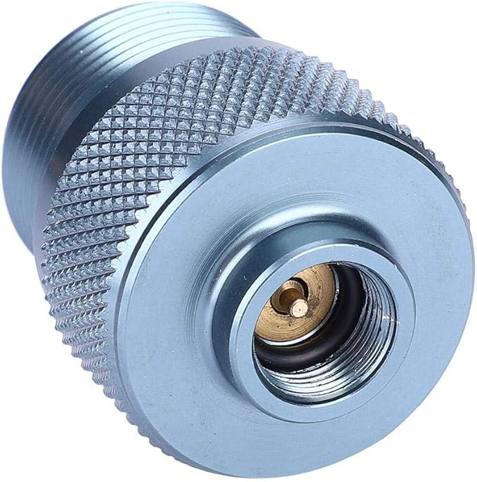 Gas Stove Adapter, Outdoor Equipment Camping Cooking Picnic Barbecue Gas Canister Adapter Convertor Valve