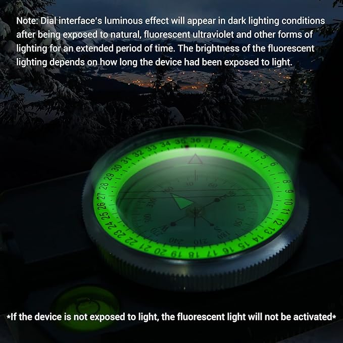 Sportneer Compass Hiking Survival Military Grade Waterproof Boy Scout Compass for Kids Gift Backpacking Camping Hiking Navigation