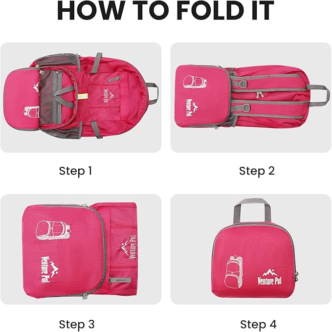 Venture Pal 35L Ultralight Lightweight Packable Foldable Travel Camping Hiking Outdoor Sports Backpack Daypack