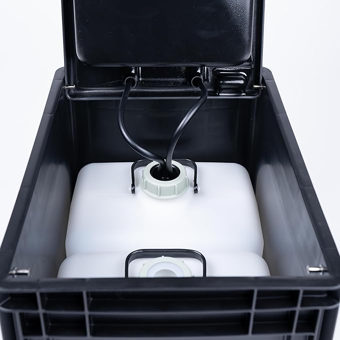 BOXIO - Wash: Portable Sink - Convenient Camping Sink Solution! Compact with Unique Design, Separate Canister, Lightweight Mobile Sink for Garden/Camping/Outdoor Events/Gatherings/Worksite/RV/Indoor