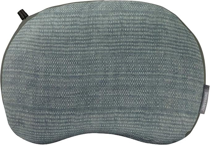 Therm-a-Rest Air Head Inflatable Travel Pillow, Large (Pack of 1), Blue Woven