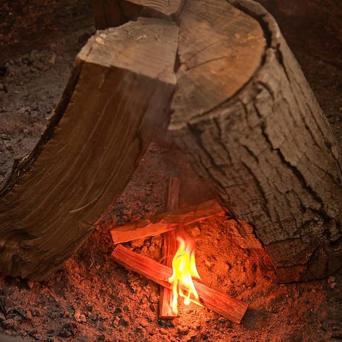 Billy Buckskin Co. 50 lb. Fatwood Fire Starter Sticks | Easy & Safe Fire Starter | Start a Fire with just 2 Sticks | Works in Any Weather Conditions | 50 lb Box