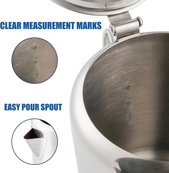 Percolator Coffee Pot Stainless Steel Coffee Percolator with Heat Resistant Glass Knob Top, Compact Coffee Maker Pot for Campfire or Stovetop Coffee Making Outdoor Traveling Fast Brew