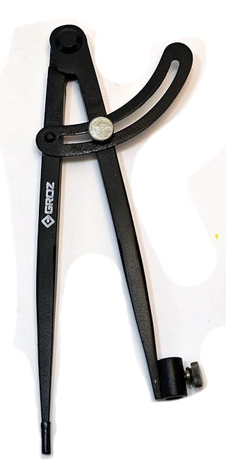 Groz 01551 8" Wing Compass, powder coated finish