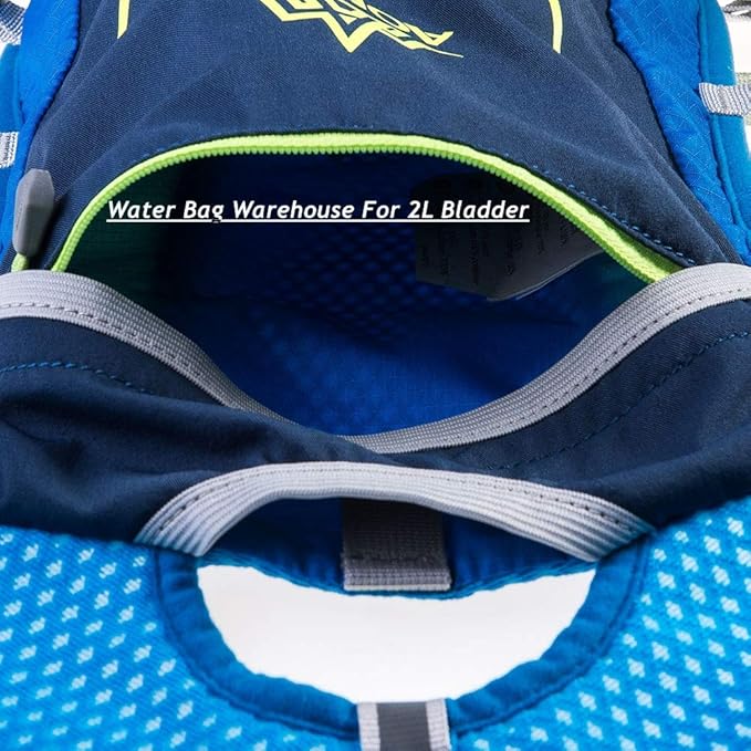 AONIJIE Hydration Packs 5.5L Trail Running Vest with 2L Bladder Reservoir Marathoner Hydro Backpack