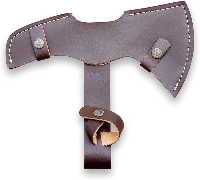 Handmade Forged Stainless Steel Viking Axe, Hatchet with Leather Sheath, Throwing Axe, Camping Axe, Solid Wood Handle Multiple Designs