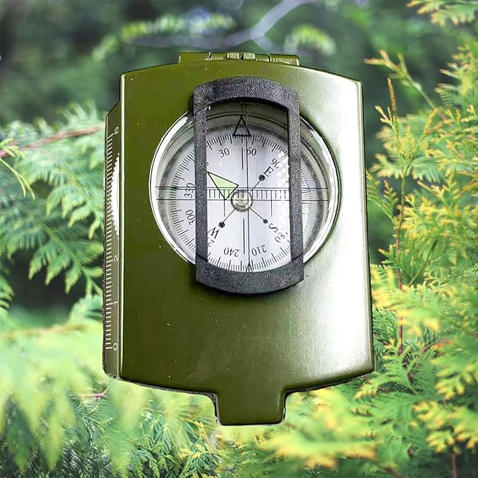 Compass, Hiking Compass for Survival with Lensatic – Waterproof Durable and Pocket-Sized