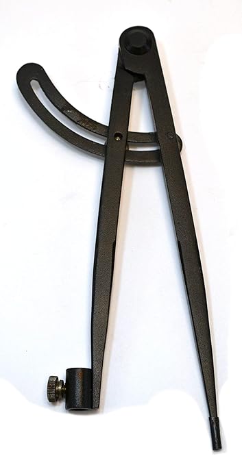 Groz 01551 8" Wing Compass, powder coated finish