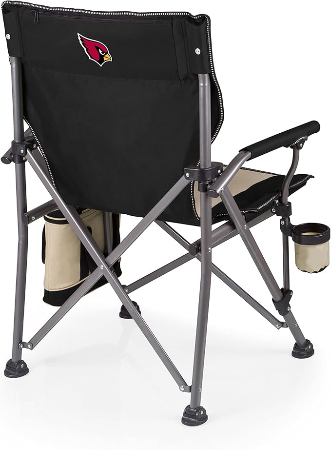 PICNIC TIME NFL Outlander Folding Camping Cooler, Heavy Duty Beach Chair