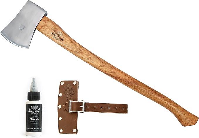 1844 Helko Werk Germany Classic Tasmania Competition Axe - Made in Germany Timber Sporting Axe, Wood Chopping Axe, Racing Axe for Timber Sport - Head 4lbs, Handle 31in (Tasmania) #10498