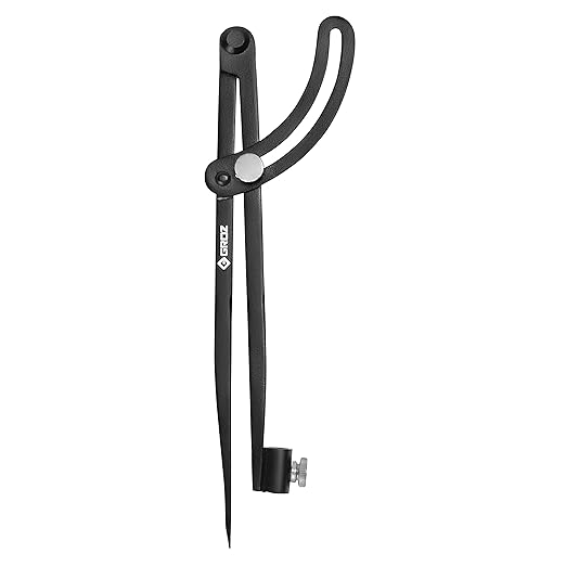 Groz 01551 8" Wing Compass, powder coated finish