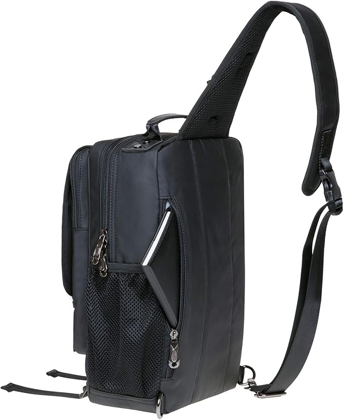 KAUKKO Canvas Messenger Bag Cross Body Shoulder Sling Backpack Travel Hiking Chest Bag