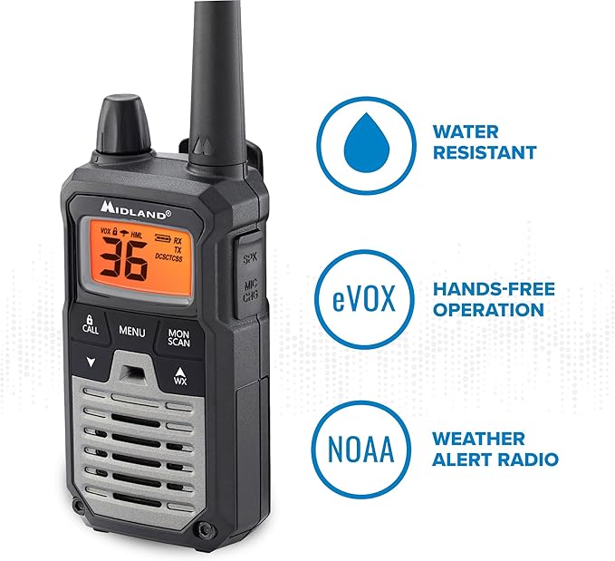 Midland T290VP4 High Powered GMRS Two Way Radios