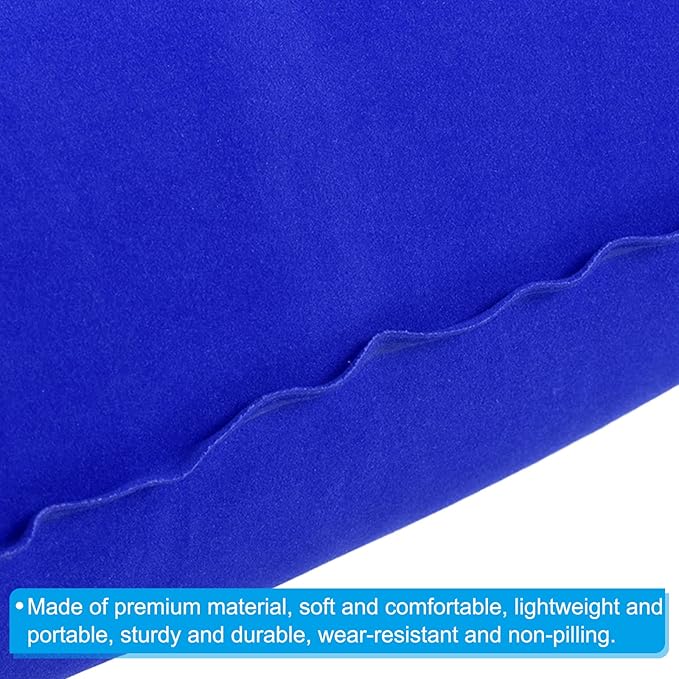 PATIKIL Inflatable Pillow, 3 Pack Ultralight Camping Travel Pillow Desk Rest Neck Support for Hiking Backpacking Office, Dark Blue