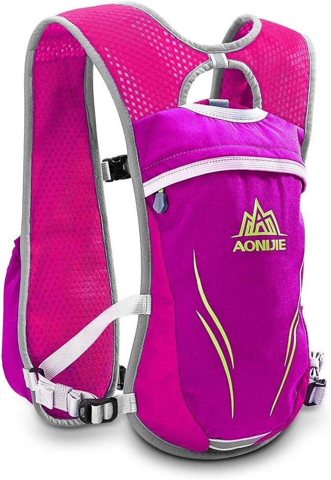 AONIJIE Hydration Packs 5.5L Trail Running Vest with 2L Bladder Reservoir Marathoner Hydro Backpack