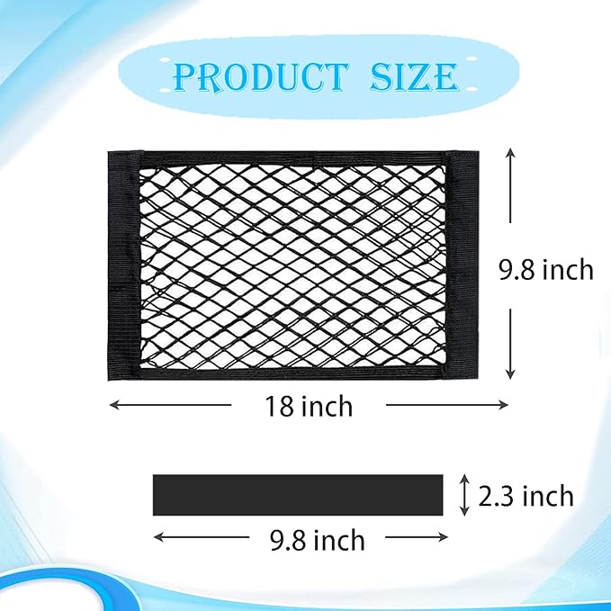 2 Pack Cooler Storage Nets for Dry Storage and Organization Cooler Organizer Camping Cooler Accessories Durable and Resilient