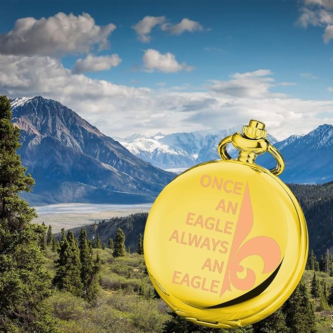 TGBJE Scout Gift Scout Court of Honor Gift Once an Always an Boating Compass Scout Ceremony Gift