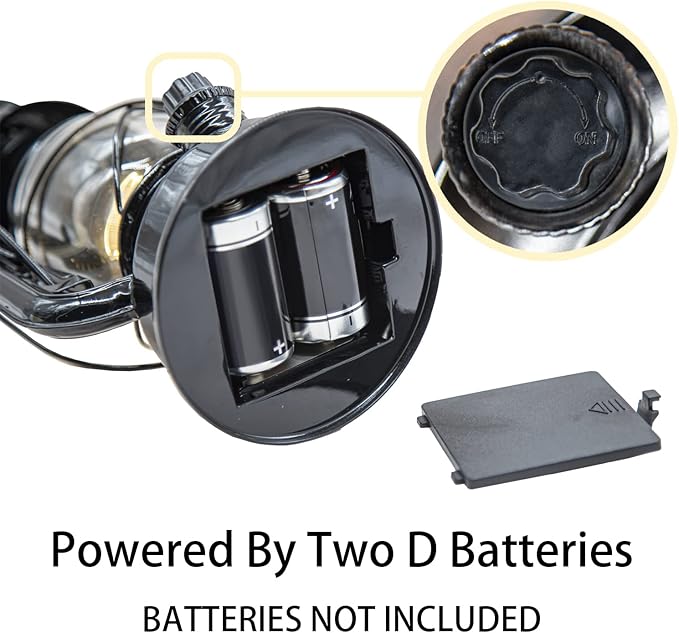 YAKii LED Vintage Lantern Metal Hanging Hurricane Lantern 12 LED Dimmer Switch Warm White Battery Operated Lantern Power Outage Indoor Camping Lighting Outdoor Brooklyn Lantern (Black 2 Pack)