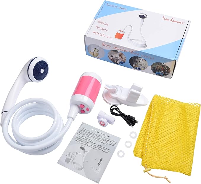 Iron Hammer Portable Shower Camp Shower Rechargeable Shower Camping Shower pet Shower