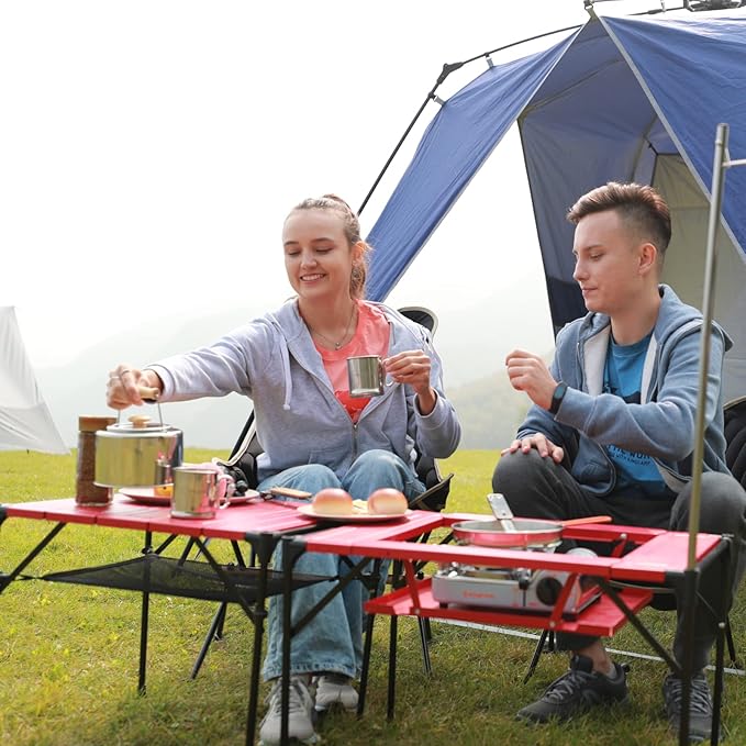 KingCamp 1.2L Camping Kettle Camp Tea Coffee Pot Large Outdoor Hiking Portable 1.27 Quart Camping Tea Kettle I 304 Stainless Steel